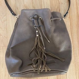 Brown Tassel Crossbody Bag